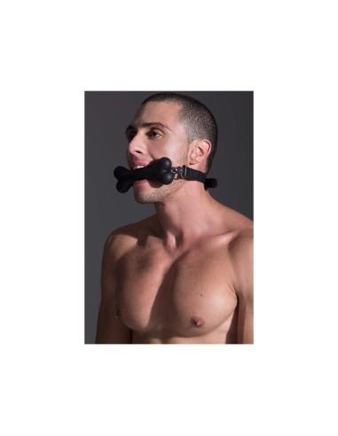 Bad Bone - B | Plastic Head Gag With Black Bone