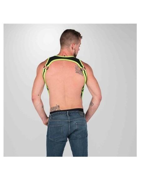 Neoprene Heckler Harness Black / Green - Large / Extra Large