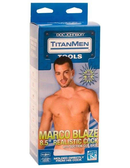 Titanmen - Marco Blaze Realistic Dildo |Doc Johnson| 22 cm / 8.5"