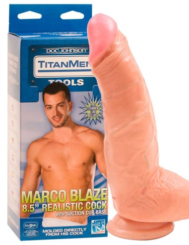 Titanmen - Marco Blaze Realistic Dildo |Doc Johnson| 22 cm / 8.5"