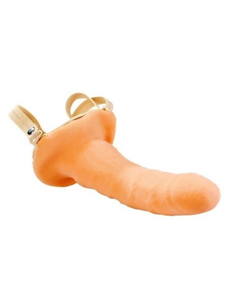 Prosthetic With Straps Open