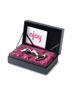Steel + Glass Anal Toys NJOY Pfun Plug 2