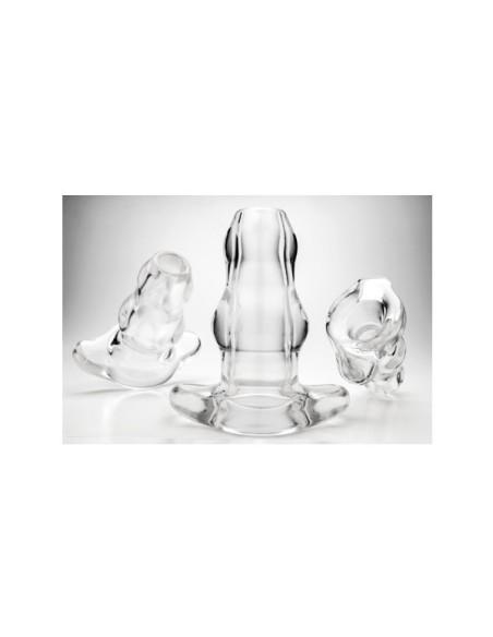 Double Tunnel Plug Extra Large - Clear