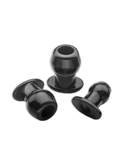 Ass Tunnel Plug Silicone TPR Large - Black