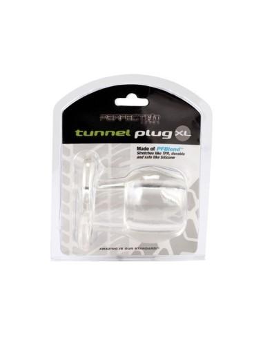 Ass Tunnel Plug Silicone TPR Extra Large - Clear