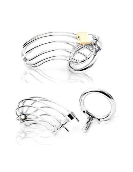 Male Chastity Device - Bird Cage - Stainless Steel