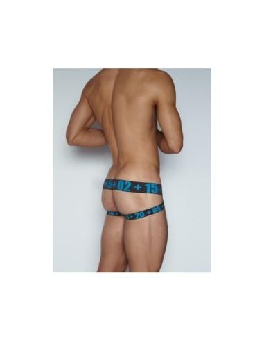 6925/ Strap Jock - Phantom/Blue Shock