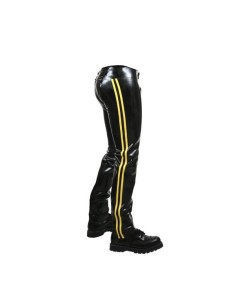 Rubber shorts and pants Rubber Chaps Yellow Striped