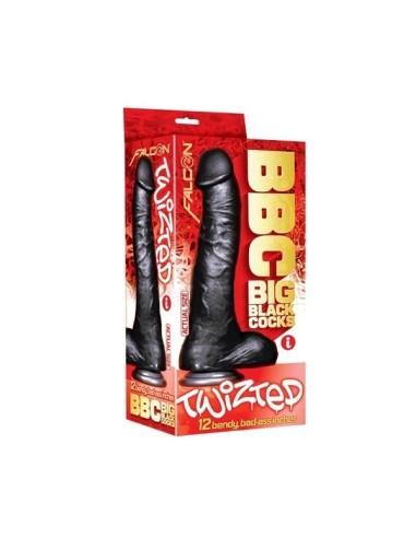 Falcon - Big Black Cock - Twizted - 30.5 cm. (12.00 inch)