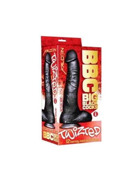 Falcon - Big Black Cock - Twizted - 30.5 cm. (12.00 inch)