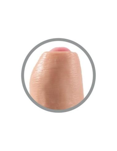 King Cock Uncut Cock 22.85 cm. (9.00 inch) - Flesh